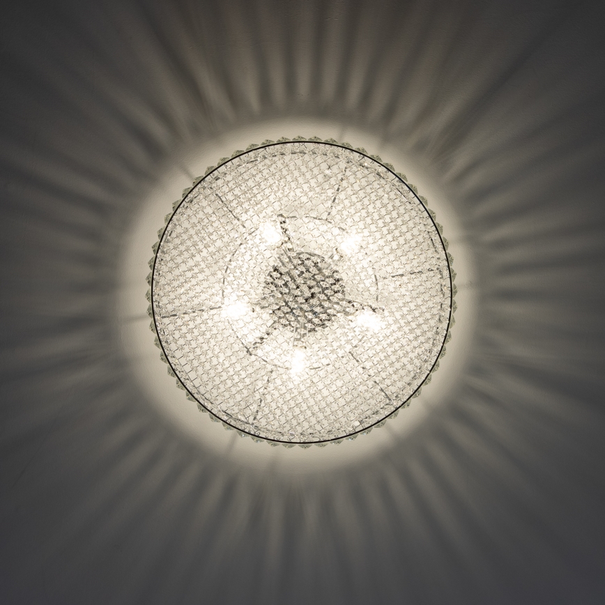 Brilagi - LED-kristallinen kattovalaisin GLAMOUR 5xG9/42W/230V halkaisija 46 cm