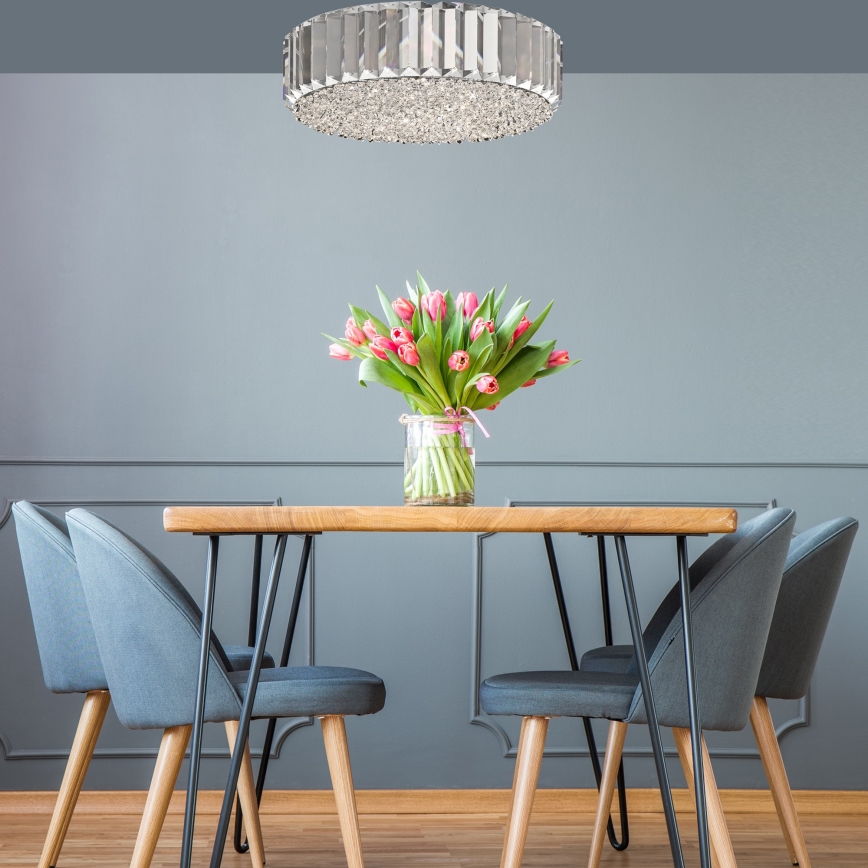 Brilagi - LED-kristallinen kattovalaisin GLAMOUR 5xG9/42W/230V halkaisija 46 cm