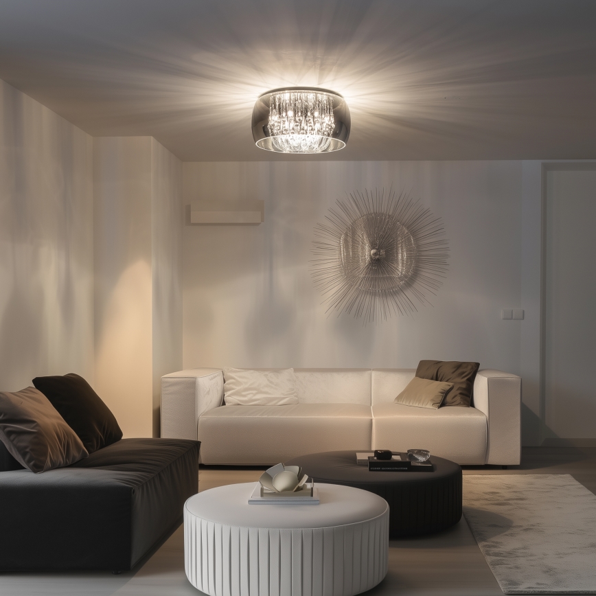 Brilagi - LED-kristallinen kattovalaisin JEWEL 6xG9/42W/230V Ø 50 cm