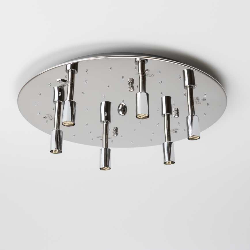 Brilagi - LED-kristallinen kattovalaisin JEWEL 6xG9/42W/230V Ø 50 cm