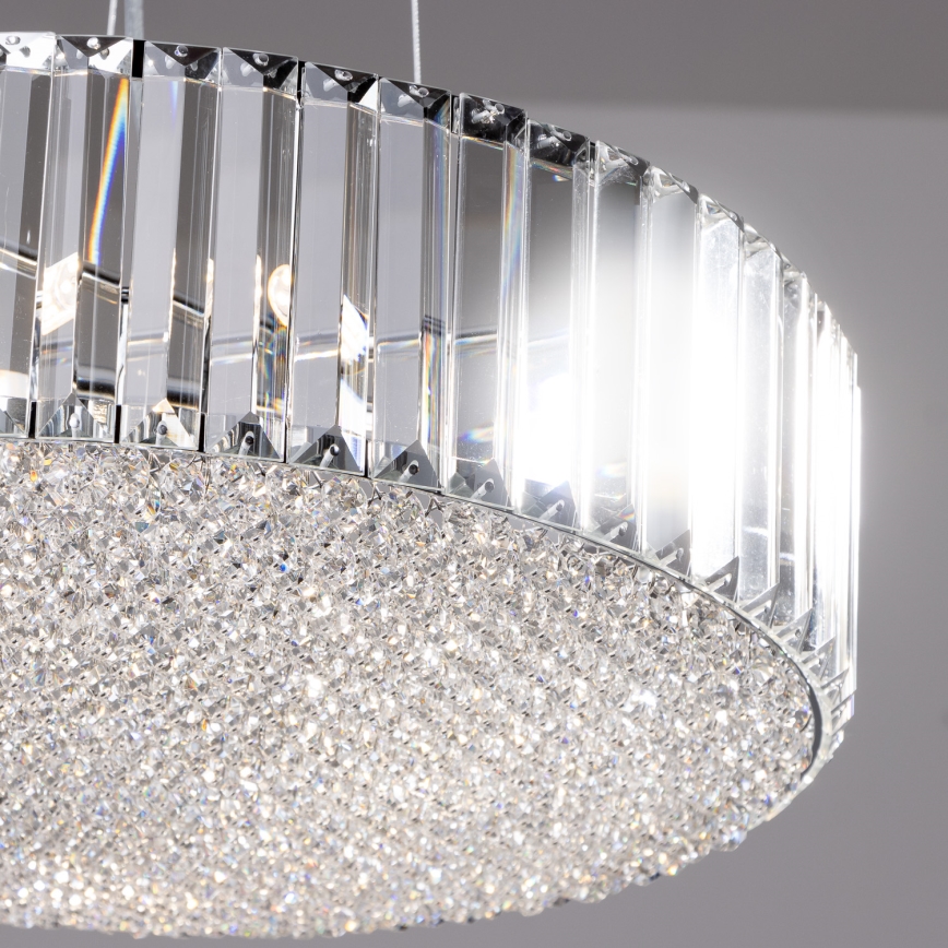 Brilagi - LED-kristalliriippuvalaisin vaijerilla GLAMOUR 5xG9/42W/230V