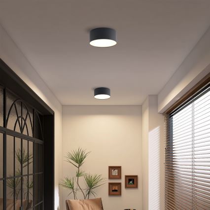 Brilagi - LED-kylpyhuoneen kattovalaisin FORIS LED/20W/230V Ø 15 cm musta IP44