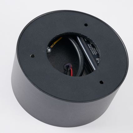 Brilagi - FORIS LED-kylpyhuoneen kattovalaisin LED/9W/230V, Ø 9 cm, antrasiitti, IP44, CRI 90