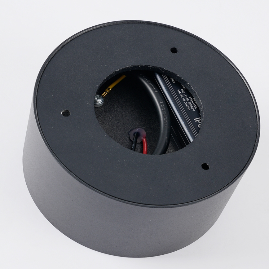 Brilagi - FORIS LED-kylpyhuoneen kattovalaisin LED/9W/230V, Ø 9 cm, antrasiitti, IP44, CRI 90