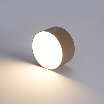 Brilagi - FORIS LED-kattovalaisin kylpyhuoneeseen, 9W/230V, Ø 9 cm, beige, IP44, CRI 90