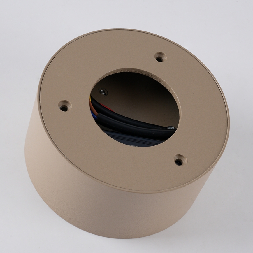 Brilagi - FORIS LED-kattovalaisin kylpyhuoneeseen, 9W/230V, Ø 9 cm, beige, IP44, CRI 90