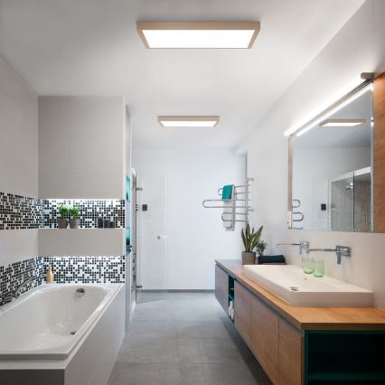 Brilagi - LED-kylpyhuoneen kattovalaisin FRAME LED/50W/230V 60x60 cm IP44 beige