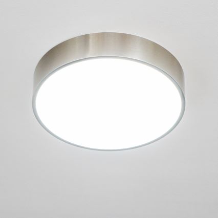 Brilagi - LED-kylpyhuoneen kattovalaisin POOL LED/24W/230V 3000/4000/5500K Ø 30 cm IP54 mattakromi