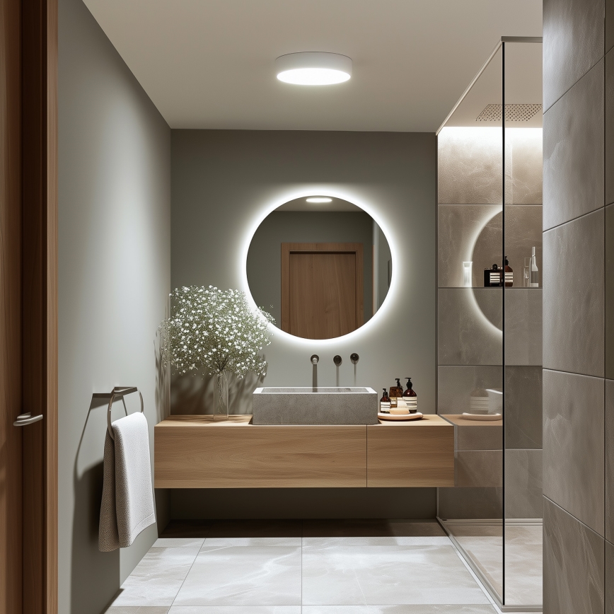 BRILAGI - LED-kylpyhuoneen kattovalaisin POOL LED/24W/230V 3000/4000/5500K halkaisija 30 cm IP54 valkoinen