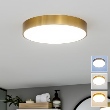 BRILAGI - LED Kylpyhuoneen kattovalaisin POOL LED/36W/230V 3000/4000/5500K halkaisija 40 cm IP54 kultainen