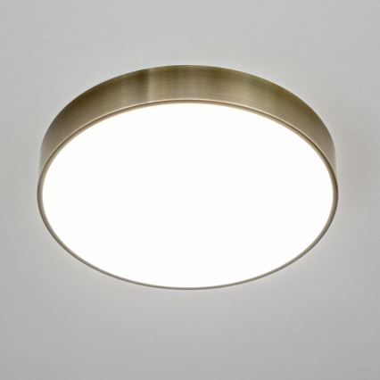 BRILAGI - LED-kylpyhuoneen kattovalaisin POOL LED/36W/230V 3000/4000/5500K Ø 40 cm IP54 messinki