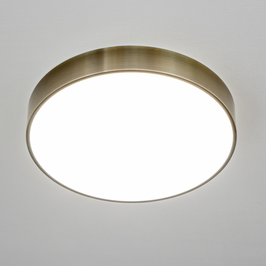 BRILAGI - LED-kylpyhuoneen kattovalaisin POOL LED/36W/230V 3000/4000/5500K Ø 40 cm IP54 messinki