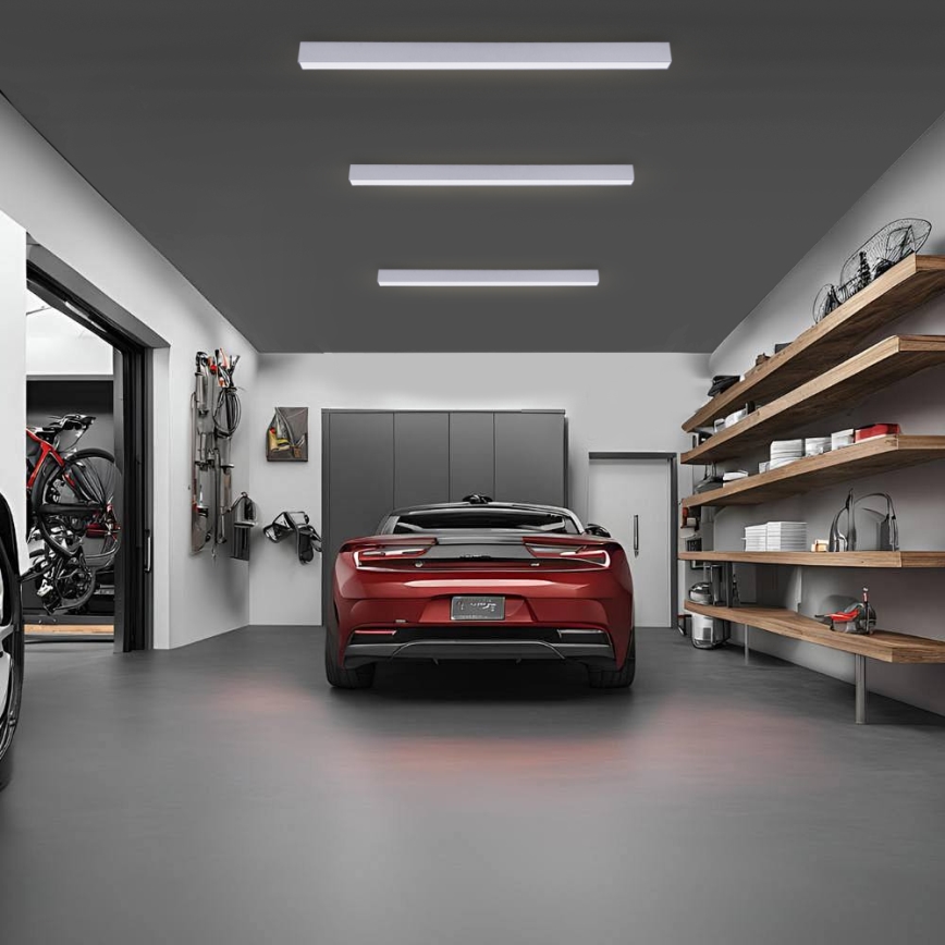 Brilagi - LED-kylpyhuoneen kattovalaisin SLEEKLINE LED/40W/230V 3000/4500/6000K hopeanvärinen IP44