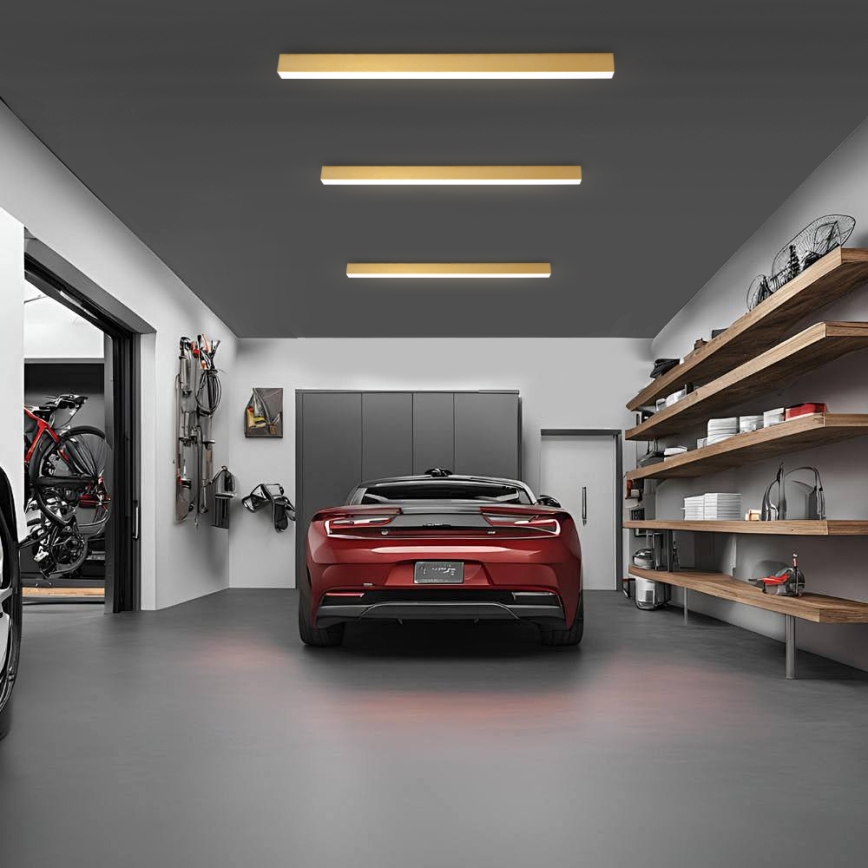 Brilagi - SLEEKLINE LED/40W/230V 3000/4500/6000K kylpyhuoneen kattovalaisin, kultainen, IP44