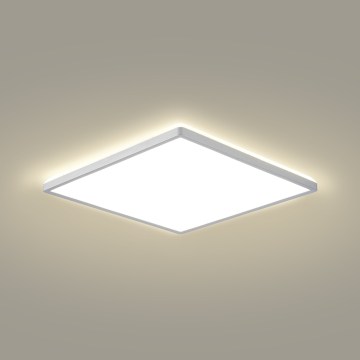 Brilagi - LED-kylpyhuoneen kattovalaisin ULTRA SLIM LED/24W/230V 42x42 cm hopea IP54