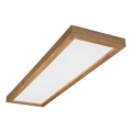 Brilagi - LED-kylpyhuoneen kattovalaisin WOODY FRAME LED/50W/230V 120x30 cm IP44 tammi