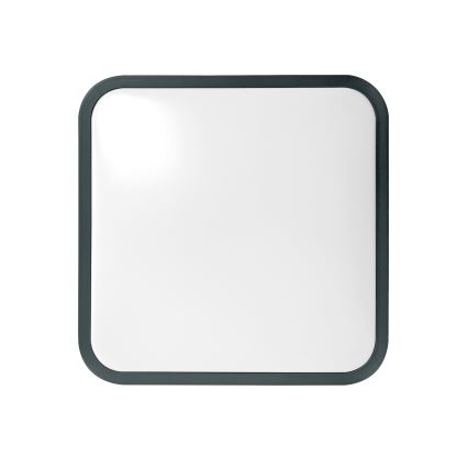 Brilagi - LED-kylpyhuoneen kattovalaisin ZENNA LED/18W/230V 28,5x28,5 cm IP44 antrasiitti