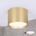 BRILAGI - LED Kylpyhuoneen kohdevalaisin SMOOTH 1xGX53/15W/230V 60x82 mm kultainen IP54