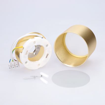 BRILAGI - LED Kylpyhuoneen kohdevalaisin SMOOTH 1xGX53/15W/230V 60x82 mm kultainen IP54