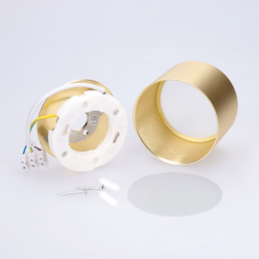 BRILAGI - LED Kylpyhuoneen kohdevalaisin SMOOTH 1xGX53/15W/230V 60x82 mm kultainen IP54