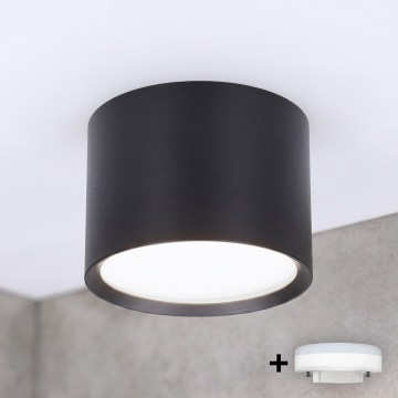 BRILAGI - LED-kylpyhuoneen kohdevalaisin SMOOTH 1xGX53/15W/230V 60x82 mm musta IP54