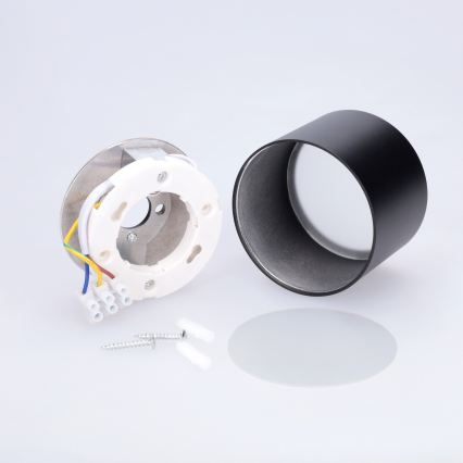 BRILAGI - LED-kylpyhuoneen kohdevalaisin SMOOTH 1xGX53/15W/230V 60x82 mm musta IP54