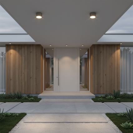 Brilagi - LED Kylpyhuoneen kohdevalaisin SMOOTH 1xGX53/15W/230V antrasiitti IP65