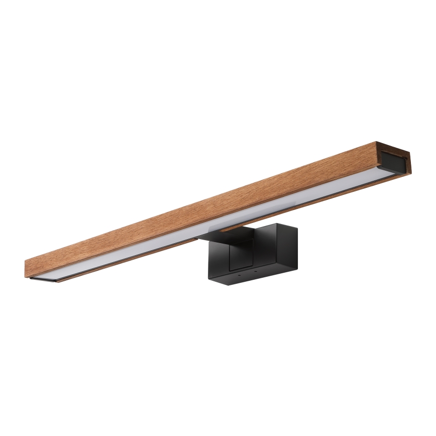 Brilagi - LED-kylpyhuonepeilivalaisin 3-in-1 WOODY MIRROR LED/12W/230V 60 cm IP44 musta/tammi (kirsikka)