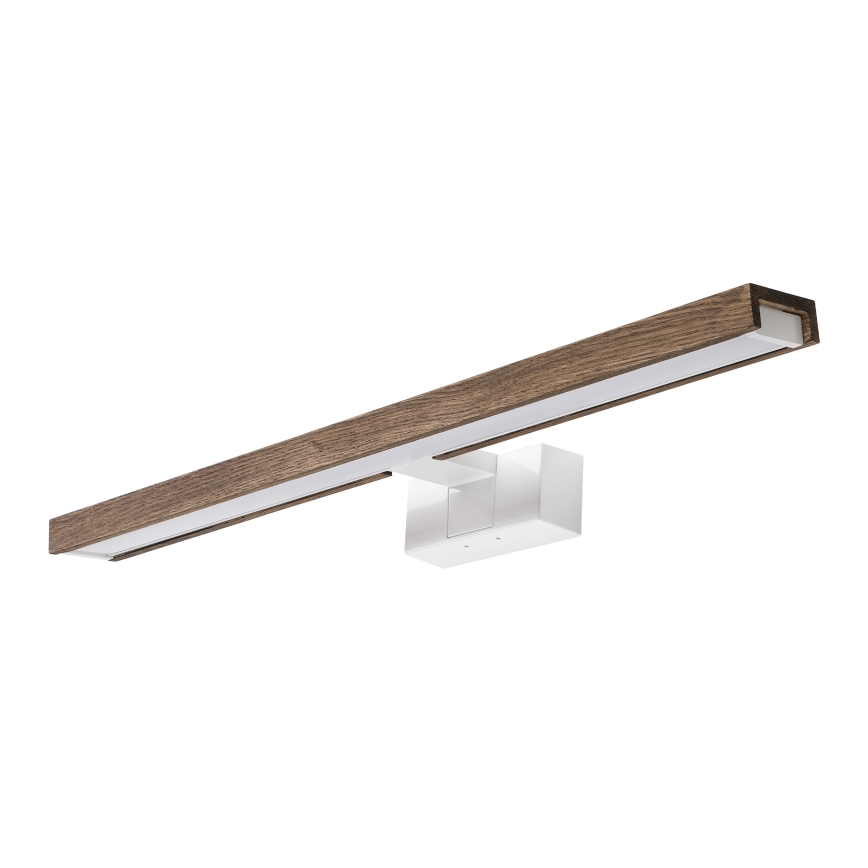 Brilagi - LED-kylpyhuoneen peilivalaisin 3v1 WOODY MIRROR 3v1 LED/12W/230V 60 cm IP44 valkoinen/tammi/saksanpähkinä