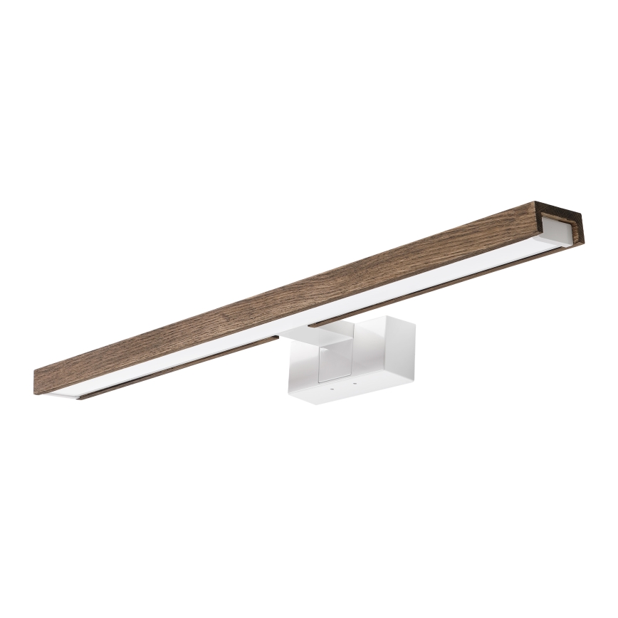 Brilagi - LED-kylpyhuoneen peilivalaisin 3v1 WOODY MIRROR 3v1 LED/12W/230V 60 cm IP44 valkoinen/tammi/saksanpähkinä