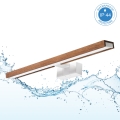 Brilagi - LED-kylpyhuoneen peilivalaisin 3-in-1 WOODY MIRROR LED/12W/230V 60 cm IP44 valkoinen/tammi-kirsikka
