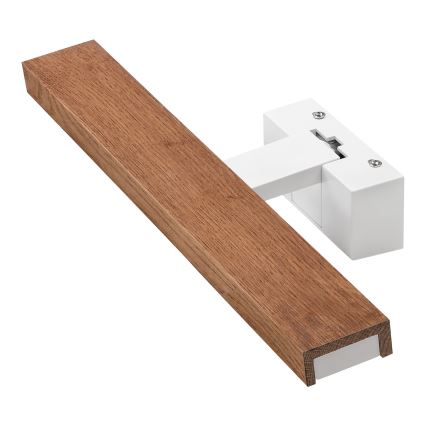 Brilagi - LED-kylpyhuoneen peilivalaisin 3-in-1 WOODY MIRROR LED/8W/230V 40 cm IP44 valkoinen/tammi kirsikka