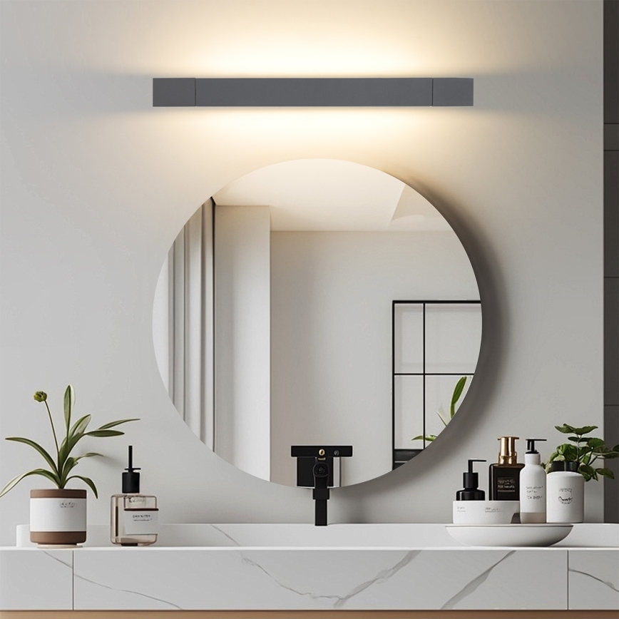 Brilagi - AQUA LINE LED - kylpyhuoneen peilivalaisin LED/12W/230V 45 cm IP44 antrasiitti CRI 90