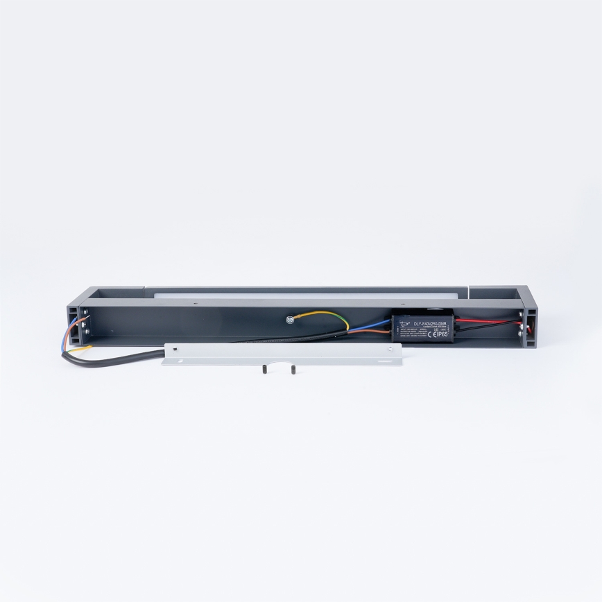 Brilagi - AQUA LINE LED-kylpyhuoneen peilivalaisin LED/12W/230V 45 cm IP44 antrasiitti CRI 90