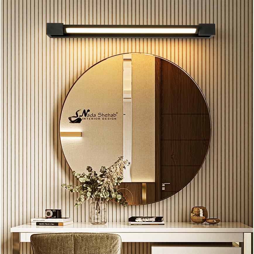 Brilagi - AQUA LINE LED-kylpyhuonepeilivalaisin LED/18W/230V 60 cm IP44 musta CRI 90