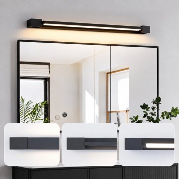 BRILAGI - LED-kylpyhuoneen peilivalaisin AQUA LINE LED/20W/230V 80 cm IP44 musta CRI 90