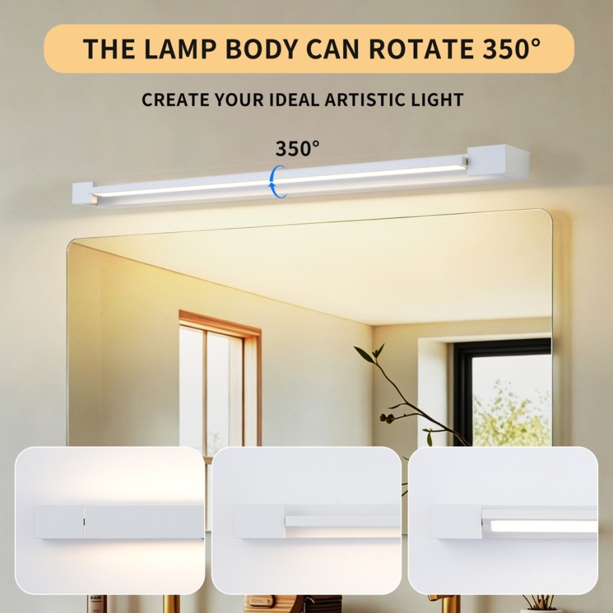 BRILAGI - LED-kylpyhuonepeilivalaisin AQUA LINE LED/20W/230V 80 cm IP44 valkoinen CRI 90
