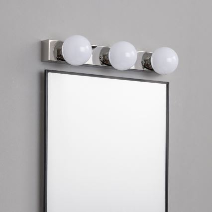Brilagi - LED-kylpyhuoneen peilivalaisin HOLLYWOOD 3xLED/3W/230V 39 cm IP44 kiiltävä kromi