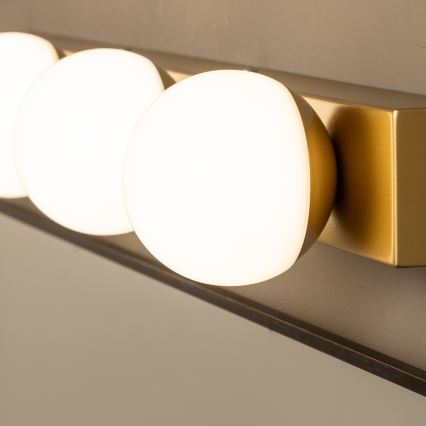 Brilagi - HOLLYWOOD LED-kylpyhuoneen peilivalaisin 3xLED/3W/230V 39 cm IP44, kullanvärinen