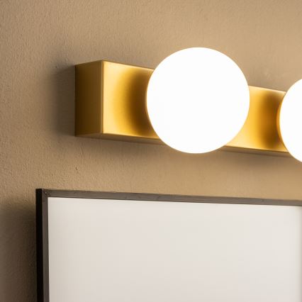 Brilagi - HOLLYWOOD LED-kylpyhuoneen peilivalaisin 3xLED/3W/230V 39 cm IP44, kullanvärinen