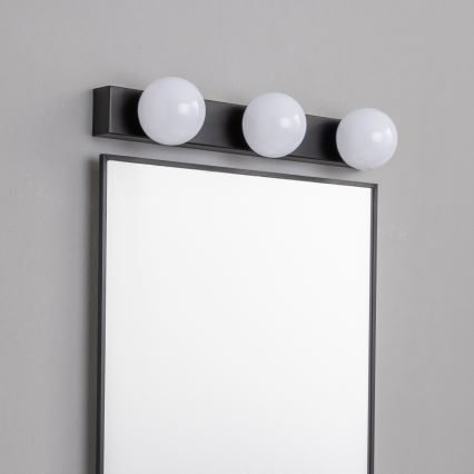 Brilagi - HOLLYWOOD LED-peilivalaisin 3xLED/3W/230V 39 cm IP44, musta