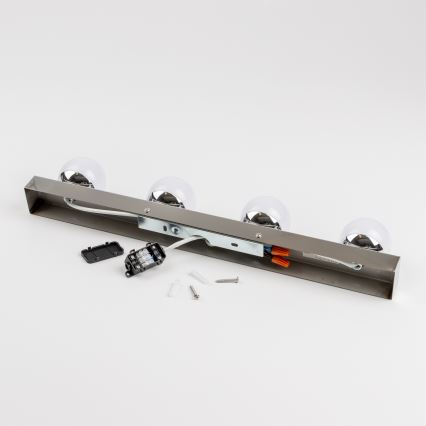 Brilagi - LED-peilivalaisin kylpyhuoneeseen HOLLYWOOD 4xLED/3W/230V, 53 cm, IP44, kiiltävä kromi