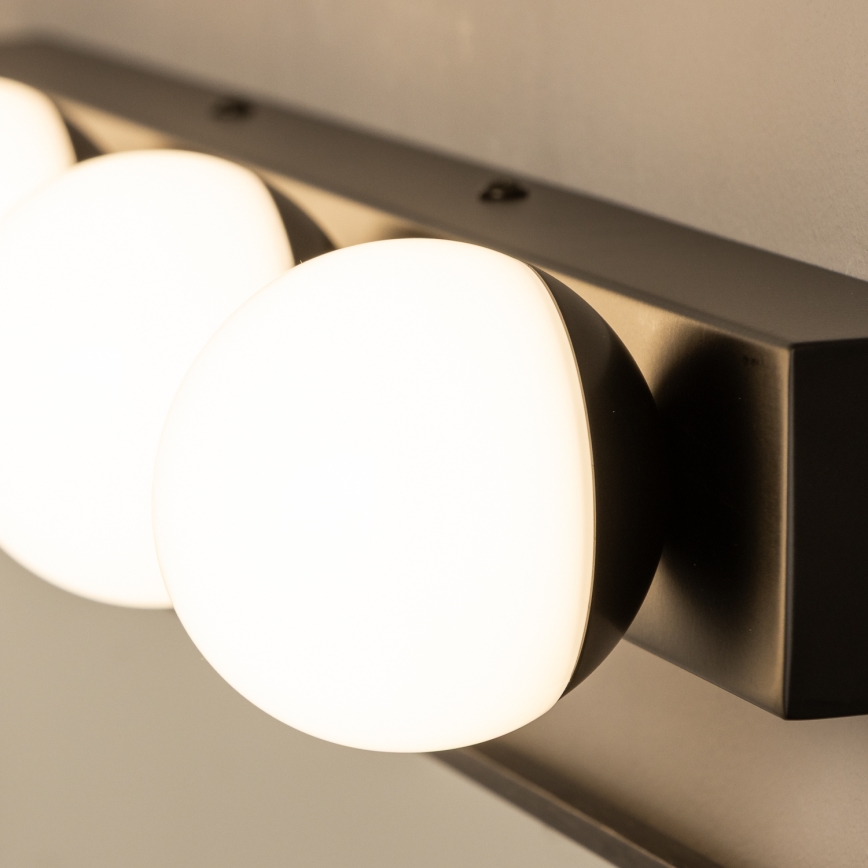 Brilagi - LED-kylpyhuonepeilivalaisin HOLLYWOOD 4xLED/3W/230V 53 cm IP44 musta