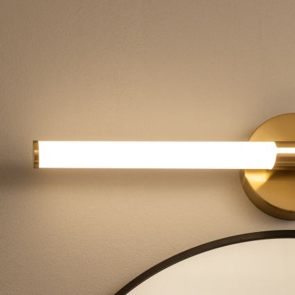 Brilagi - LARA LED-peilivalaisin kylpyhuoneeseen, 10 W/230 V, 60 cm, IP44, kulta