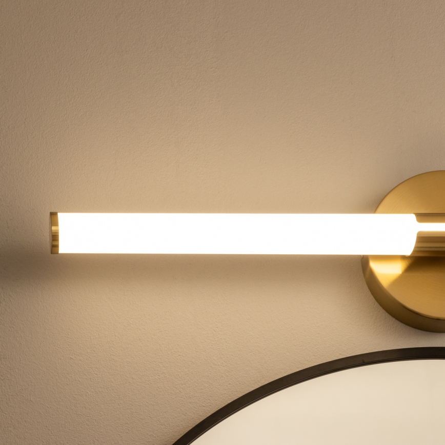 Brilagi - LARA LED-peilivalaisin kylpyhuoneeseen, 10 W/230 V, 60 cm, IP44, kulta