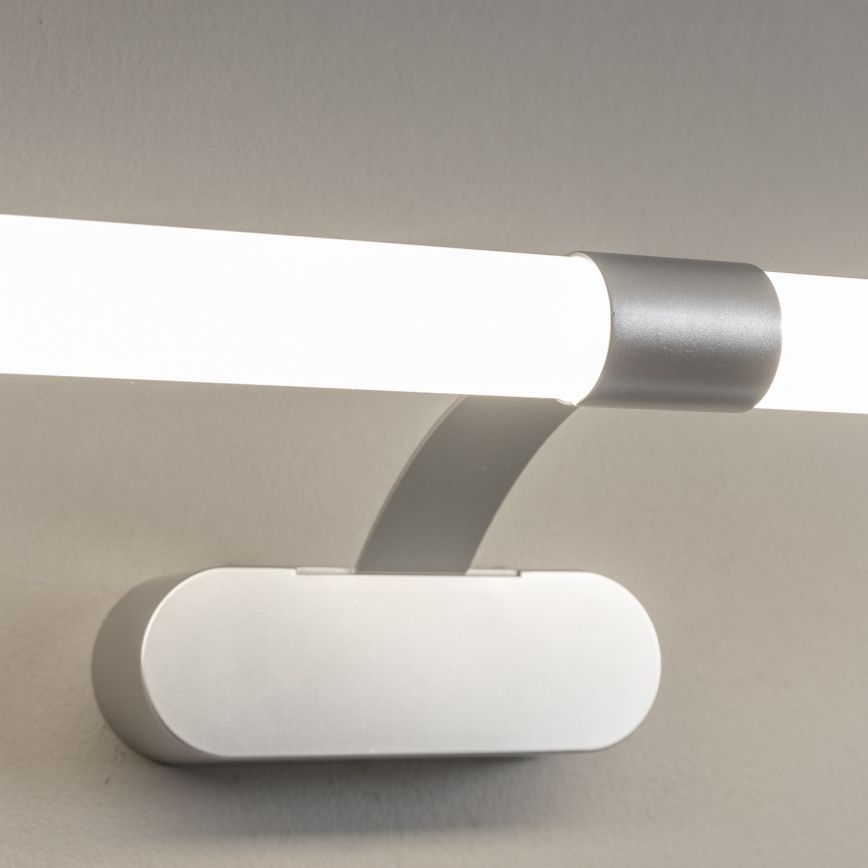 Brilagi - LED-peilivalaisin kylpyhuoneeseen 2-in-1 TUBEO LED/8W/230V 60 cm IP44 hopea