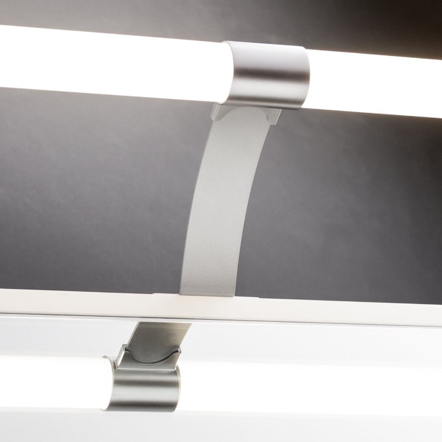 Brilagi - LED-peilivalaisin kylpyhuoneeseen 2-in-1 TUBEO LED/8W/230V 60 cm IP44 hopea