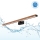 Brilagi - LED-kylpyhuoneen peilivalaisin WOODY MIRROR 3-in-1 LED/15W/230V 80 cm IP44 musta/tammi-kirsikka