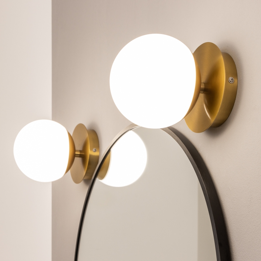 Brilagi - LED-kylpyhuoneen seinävalaisin BALL LED/6W/230V 3000/4000/6500K IP44 kultainen
