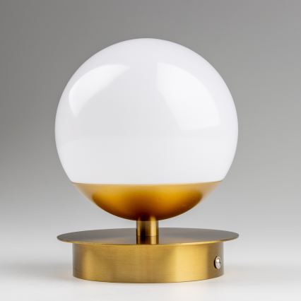 Brilagi - LED-kylpyhuoneen seinävalaisin BALL LED/6W/230V 3000/4000/6500K IP44 kultainen